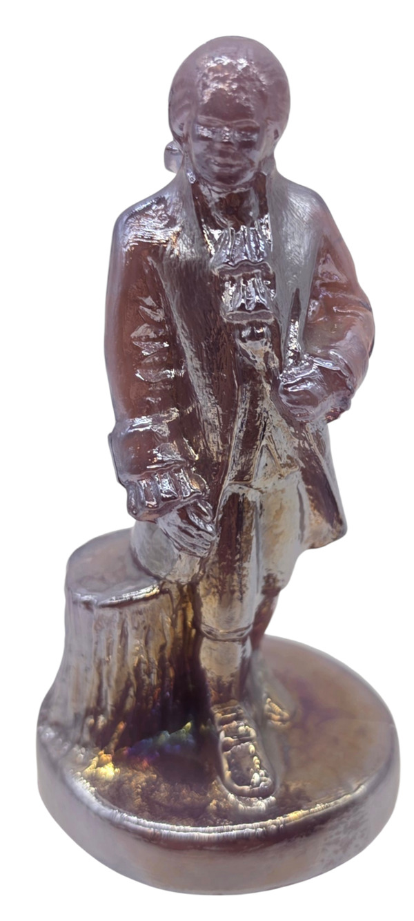 Boyd Glass light Purple Carnival Colonial Man Doll #26 Name " Zachary " LIMITED